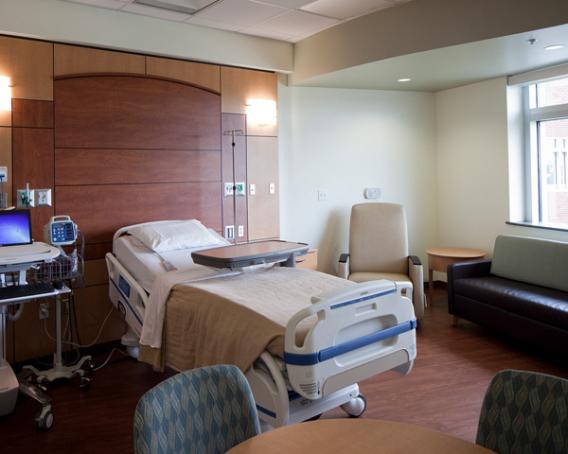 Interior L&D Patient Room