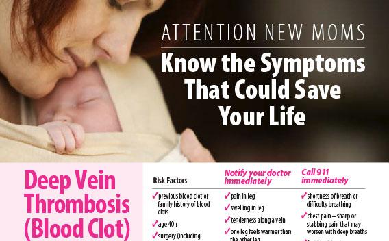 Thumbnail of flyer Symptoms of DVT Blood Clot