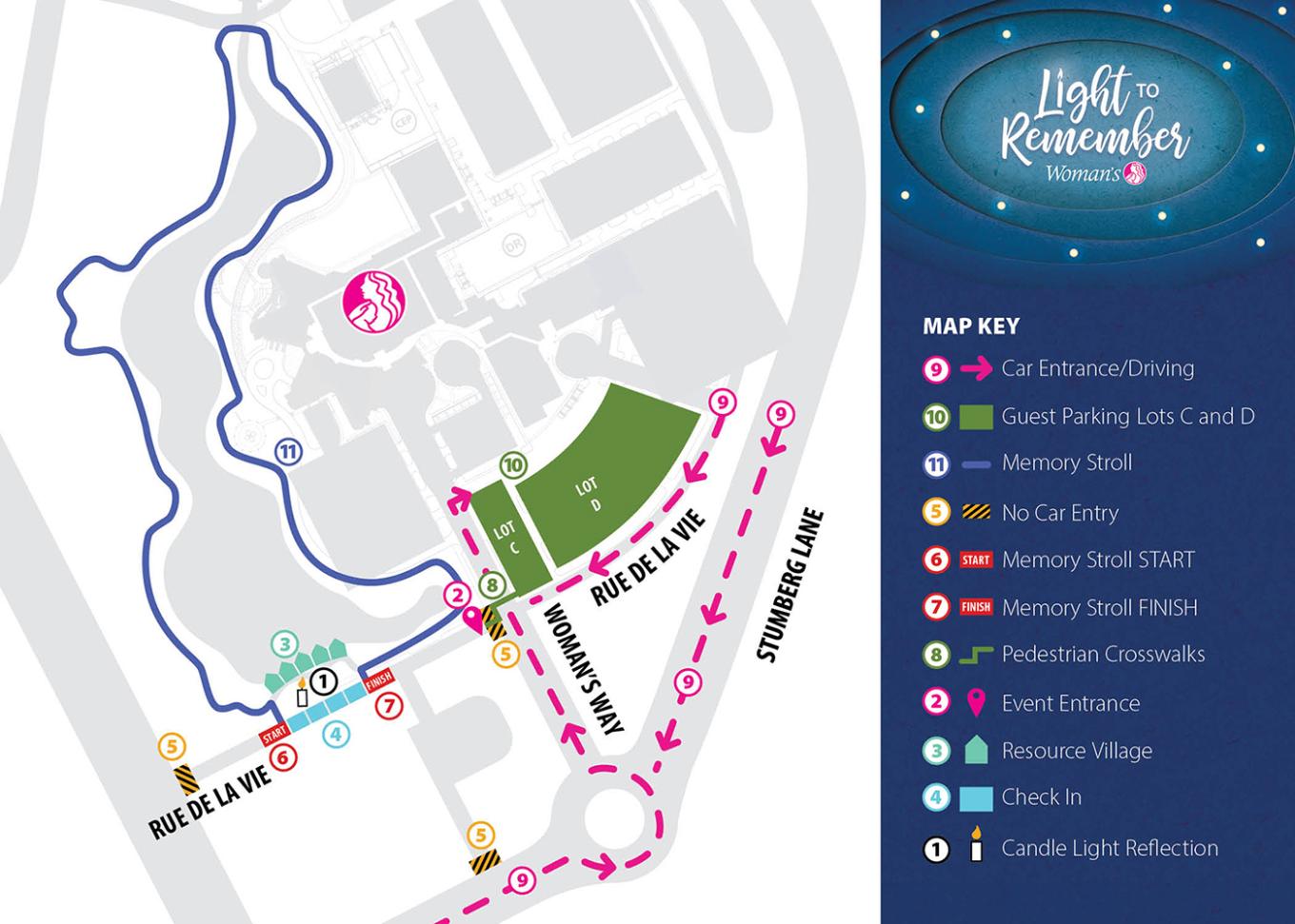 LTR Event Map Walking Trail