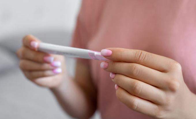 Pregnancy test stick