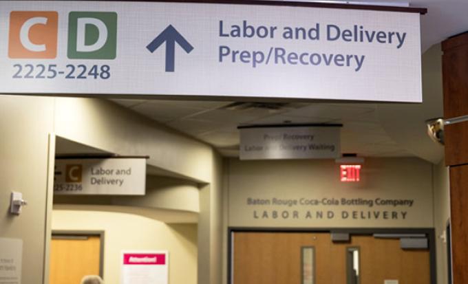 Labor & Delivery entrance